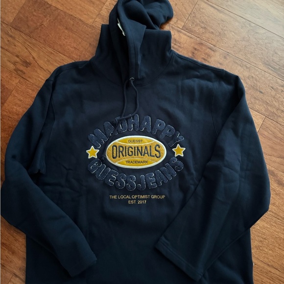 Madhappy Guess Jeans Navy Hoodie - Picture 1 of 3